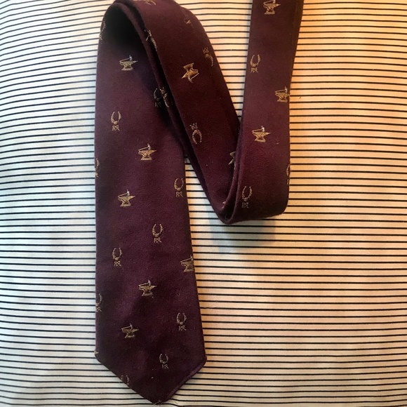 DOUBLE RL  ハンドメイドネクタイ  made in ITALY ダブルアールエル) RRL ハンドメイド デニム ネクタイ